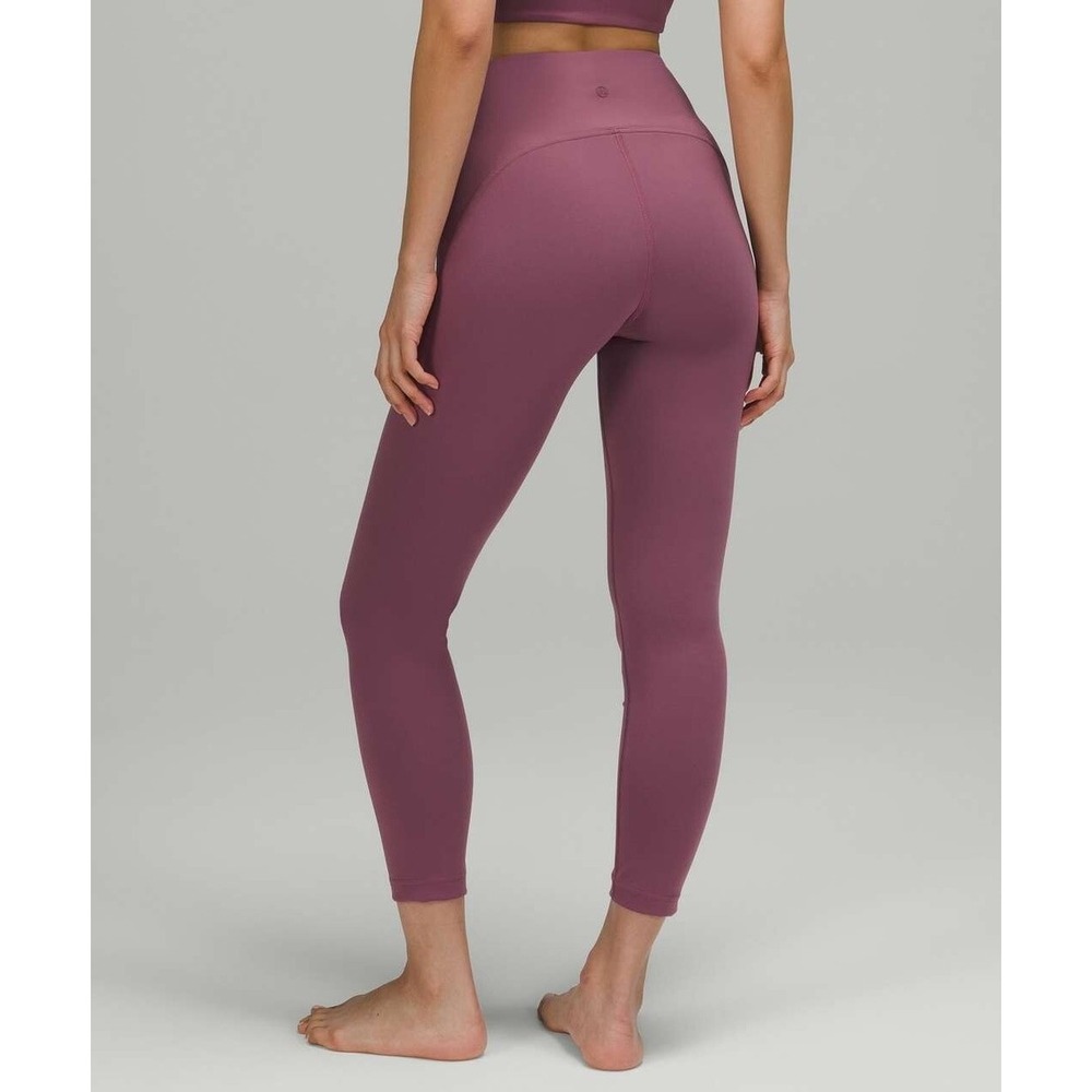 Lululemon Womens InStill‎ High Rise Leggings Size 4 Purple Yoga Gym Athleisure